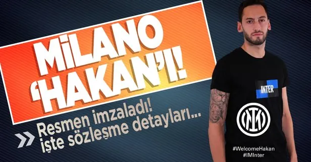 Hakan Çalhanoğlu resmen Inter’de! İmzayı attı...