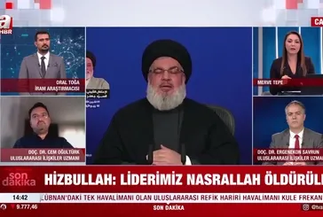 Hizbullah: Liderimiz Nasrallah öldürüldü
