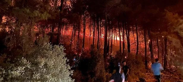 Bir yangın da Fethiye’de!