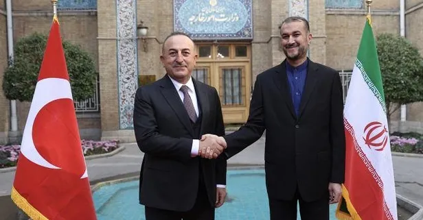 Dışişleri Bakanı Mevlüt Çavuşoğlu İranlı mevkidaşı Hüseyin Emir-Abdullahiyan ile görüştü