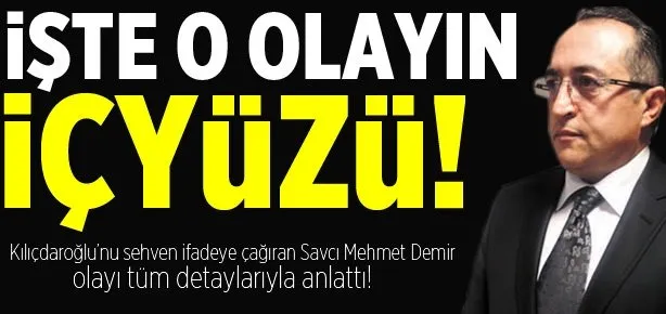 İşte sehven olayının içyüzü