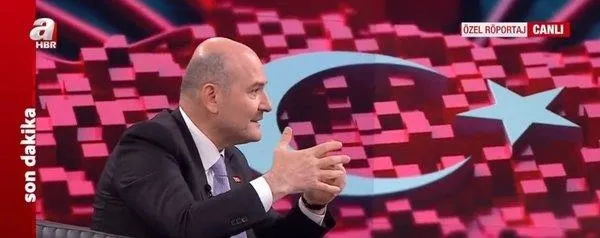 İçişleri Bakanı Süleyman Soylu A Haber'e konuştu! Gara'ya giden HDP'li, Kılıçdaroğlu görüşmesi, PKK, FETÖ ve Boğaziçi...-18