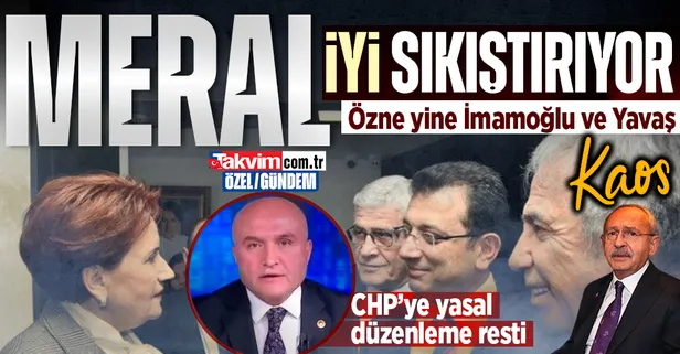 Kaos tam gaz! CHP'nin 'İmamoğlu ve Yavaş iki görevi aynı anda yapamaz' çıkışına İYİ Parti'den rest: Gerekirse yasal düzenleme yaparız