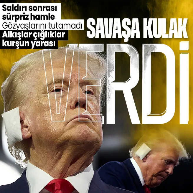 Trump, suikast girişiminin ardından ilk kez halk karşısına çıktı! Savaş sözleri yankılandı! Gözyaşlarına hakim olamadı! Beklenmedik hamle