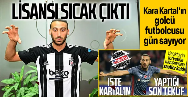 Son dakika: Beşiktaş, Everton'dan kiralık olarak kadrosuna kattığı Cenk Tosun'un lisansını çıkardı