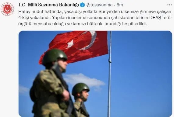 Son dakika: Kırmızı bültenle aranan DEAŞ terör örgütü mensubu yakalandı-1