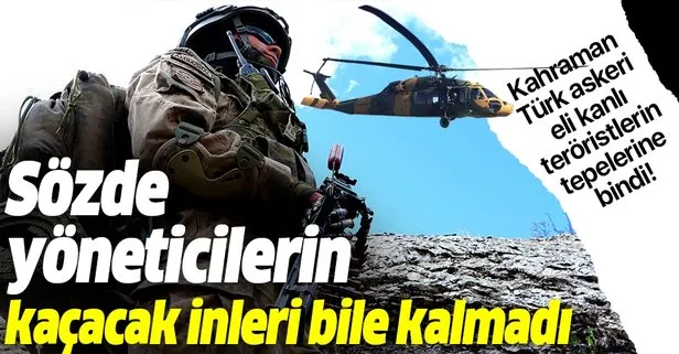 PKK’nın sözde yöneticilerine büyük şok! Kaçacak delik arıyorlar!