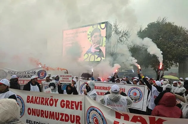 CHP’li Bakırköy Belediyesi'nin sıfır zam dayatmasına karşı işçilerin grevi sürüyor: Kimse bizim sabrımızla oynamasın