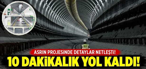 10 dakikalık yol kaldı