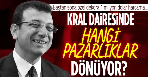 CHP'li İBB Başkanı Ekrem İmamoğlu'nun 750 metrekarelik kral dairesi! İhale pazarlığı mı dönüyor?