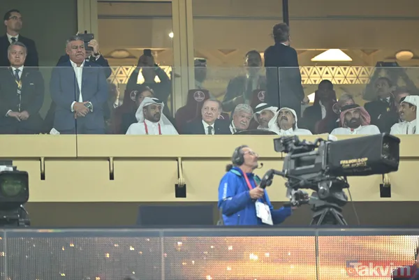 Başkan Recep Tayyip Erdoğan Katar'da dev finali takip etti! Al Sani ile görüştü - 7