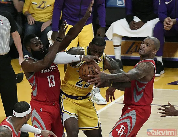 Los Angeles Lakers - Houston Rockets maçında kavga! - 20