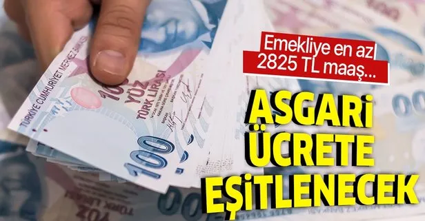 Emekli maaşı ’Asgari ücrete eşitlensin’ talebi: Emekliye en az 2.825 TL maaş