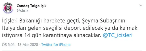 seyma-subasi-karantinaya-mi-alinacak-deport-etmek-ne-demek-nedir-guido-senia-ve-seyma-subasi-1584112702645.jpg Şeyma Subaşı ve Guido Senia karantinaya mı alınacak? Şeyma Subaşı Instagram hesabından açıklama yaptı!-2