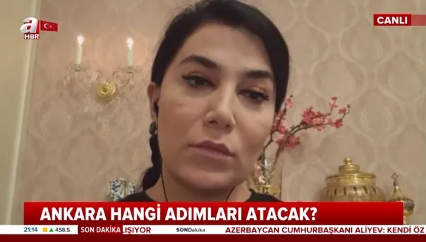 Gazeteci Sevil Nuriyeva A Haber'de konuştu: Türkiye'nin desteği Azerbaycan için büyük güç