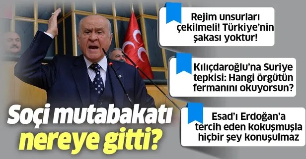 Son dakika: MHP lideri Devlet Bahçeli’den Kılıçdaroğlu’na çok sert Suriye tepkisi