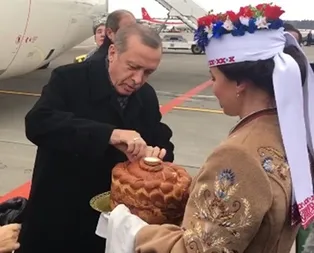 Cumhurbaşkanı Erdoğan’ı böyle karşıladılar