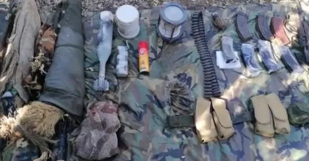 SON DAKİKA: Terör örgütü PKK’ya bir darbe daha! Çok sayıda silah ve mühimmat ele geçirildi