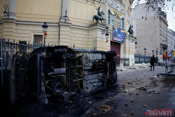 Terör örgütü PKK yanlıları Paris'i savaş alanına çevirdi! Türkiye'deki siyasi ayak HDP iftiraya başladı - 40