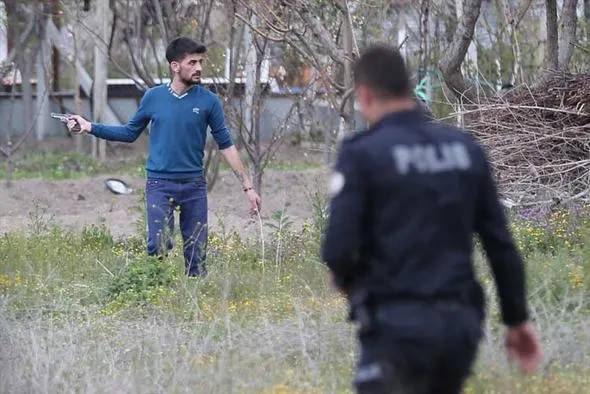 Kayseri’de dehşet anları! Polis köşeye sıkıştırınca...-1