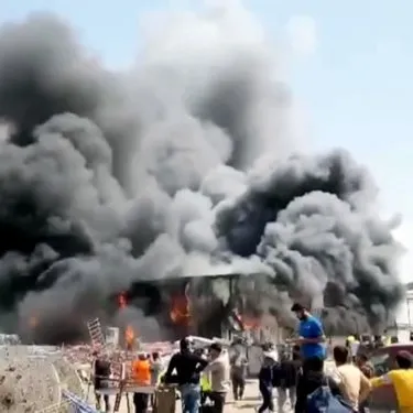 Muğla’da işçilerin kaldığı bir konteyner yandı: Ortalık alev topuna döndü!