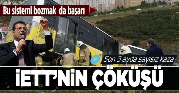 SON DAKİKA: İETT’nin çöküşü! İstanbul’da İBB’ye bağlı İETT otobüsleri son 3 ayda 16 kazaya karıştı