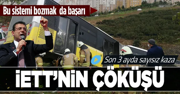 SON DAKİKA: İETT'nin çöküşü! İstanbul'da İBB'ye bağlı İETT otobüsleri son 3 ayda 16 kazaya karıştı