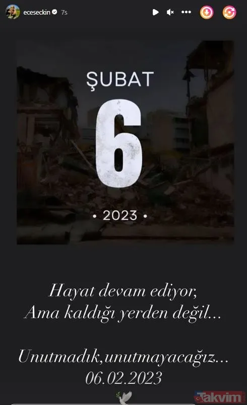 Ünlülerden 6 Şubat paylaşımları: Unutmadık, unutmayacağız! Alişan, Esra Erol, Demet Akalın, Pınar Altuğ, Özge Törer, Burak Özçivit... - 28