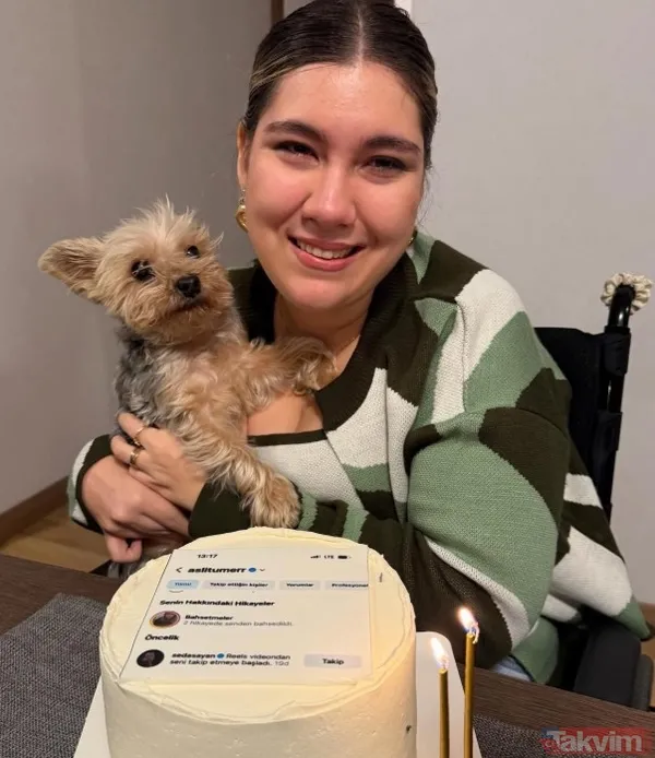 Seda Sayan'ın sosyal medya hesabından takibe aldığı içerik üreticisi Aslı Tümer, bu sürpriz etkileşimi doğum gününde unutulmaz bir pastayla ölümsüzleştirdi.