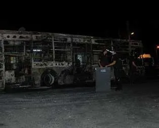 Belediye otobüsüne molotoflu saldırı!