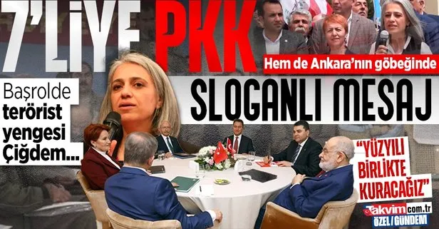 Kandil’in ’iç savaş’ çıkışı sonrası HDP’den PKK sloganlarıyla 7’liye mesaj: Yeni yüzyılı birlikte kuracağız | Başrolde terörist yengesi Çiğdem