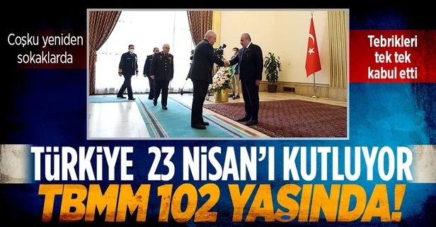 TBMM 102 yaşında: Türkiye 23 Nisan’ı kutladı! TBMM Başkanı Şentop ve devlet erkanı Anıtkabir’i ziyaret etti