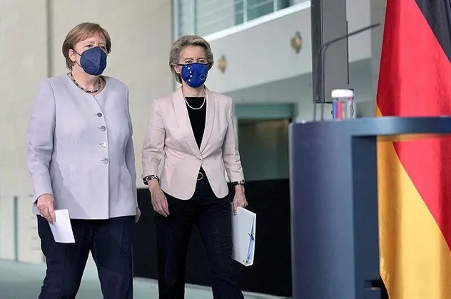 Merkel ve Von der Leyen'den Türkiye'ye destek açıklaması: Olağanüstü bir iş yapıyor