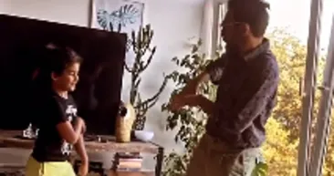 MasterChefin sempatik şefi Danilo Zanna ile oğlu Zenodan dans videosu! Şefim oğlunuz çok tatlı