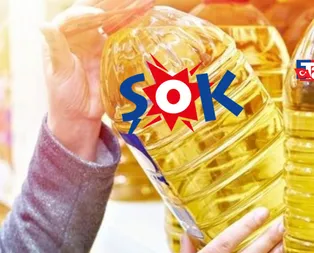 ŞOK marketlerde Ayçiçek yağları indirime girdi!