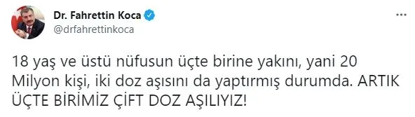 ikinci-doz-asi-sayisi-20-milyonu-gecti-artik-ucte-birimiz-cift-doz-asiliyiz-1626463529918.jpg İkinci doz aşı sayısı 20 milyonu geçti! "Artık üçte birimiz çift doz aşılıyız"-3