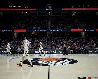 NBA maçında Elazığ ve Malatya’ya destek!