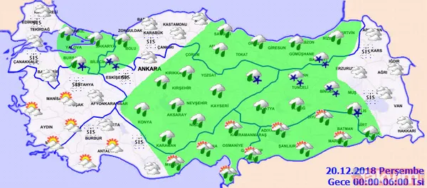 Meteoroloji'den İstanbul'a son dakika uyarısı! İstanbul'da bugün hava nasıl olacak? 19 Aralık 2018 hava durumu - 13