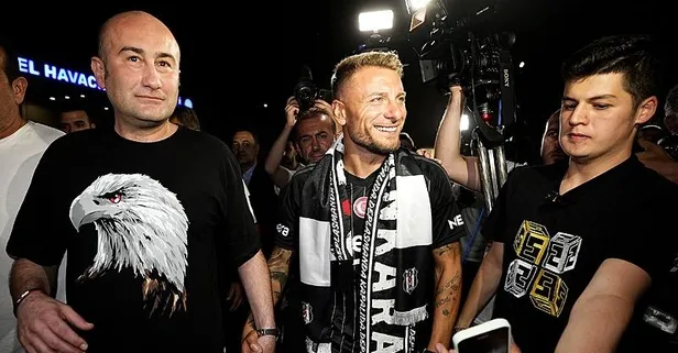 Beşiktaş'ın yeni transferi Ciro Immobile İstanbul'da