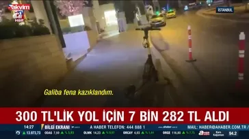 Travis Scott konseri çıkışı 300 TL'lik yol için turistten 7 Bin 282 TL alan taksiciye rekor ceza