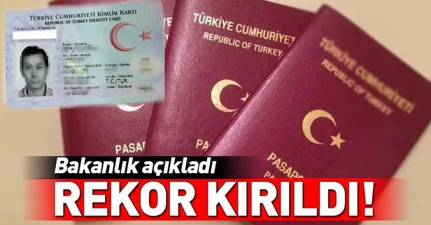 İçişleri Bakanlığı resmen açıkladı! Rekor kırıldı