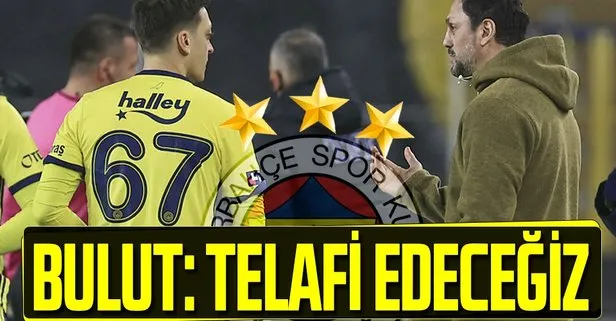 Fenerbahçe Teknik Direktörü Erol Bulut: Göztepe yenilgisini telafi edeceğimiz maçlar var