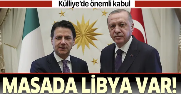 Son dakika: Başkan Erdoğan, İtalya Başbakanı Conte'yi kabul etti