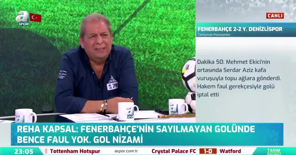 Fenerbahçe'nin sayılmayan golünde faul var mı? Erman Toroğlu canlı yayında açıkladı!