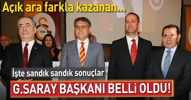 Son dakika: Galatasaray’ın 38. Başkanı Mustafa Cengiz oldu