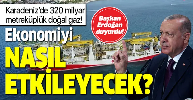 Başkan Erdoğan müjdeyi açıkladı! Karadeniz'de doğalgaz bulunması ekonomiyi nasıl etkileyecek?