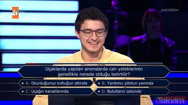 Kenan İmirzalıoğlu sordu, Kim Milyoner Olmak İster'de Yeşilçam rüzgarı esti! Neşeli Günler, Münir Özkul ve Adile Naşit... - 6