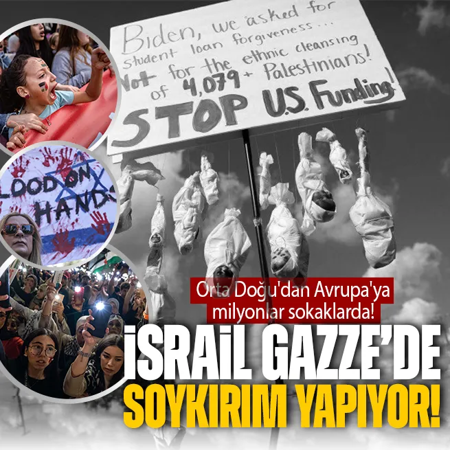 Dünya Katil İsrail diyor! Orta Doğudan Asyaya Avrupadan ABDye yüzbinlerce kişiden Filistine destek