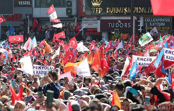 Başkan Recep Tayyip Erdoğan Van ve Erzurum'daki coşkulu kalabalığa seslendi! "85 milyonun tamamı kazanacak" - 11