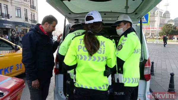Taksim Meydanı’nda yaya yoluna giren kuryelere ceza yağdı - 5